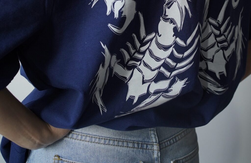 camiseta ovesize high quality escorpión